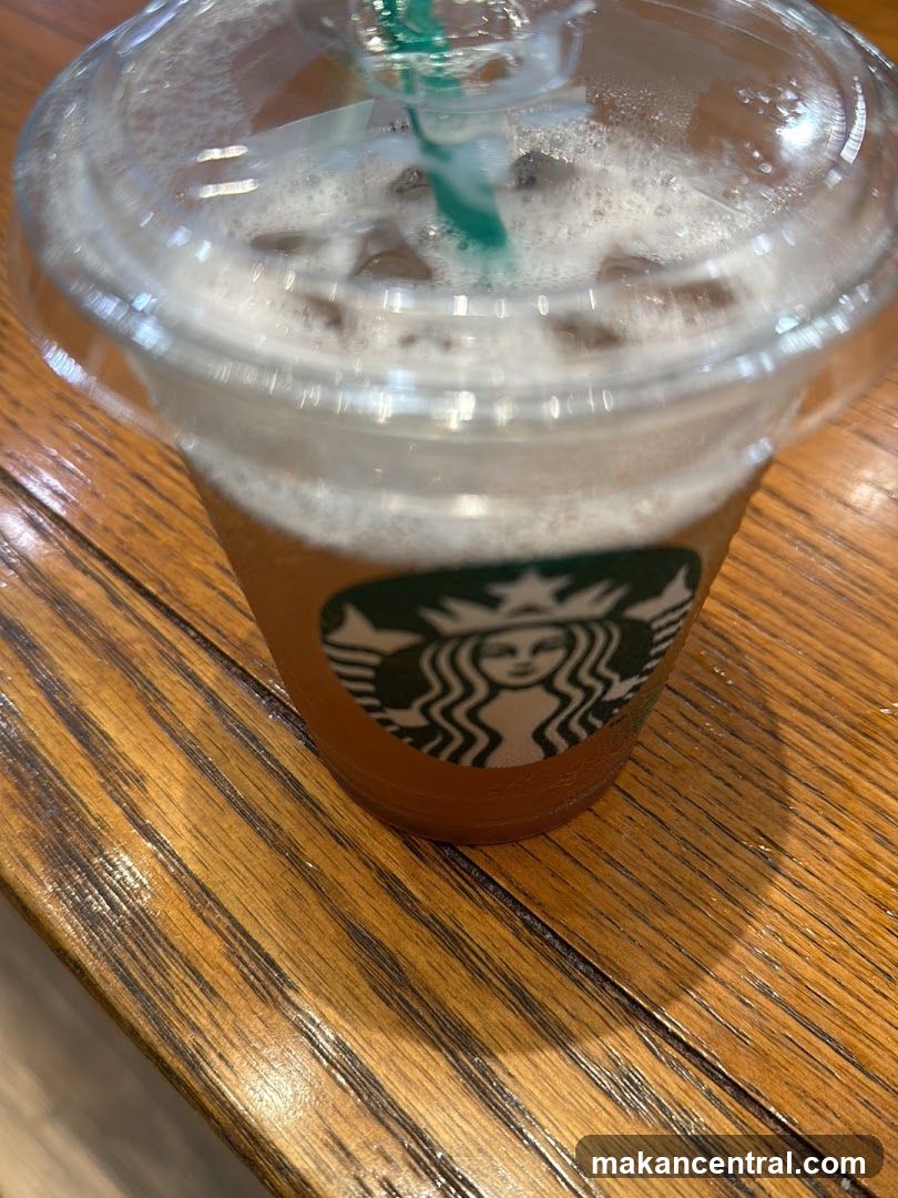 Starbucks Cup on Wooden Surface