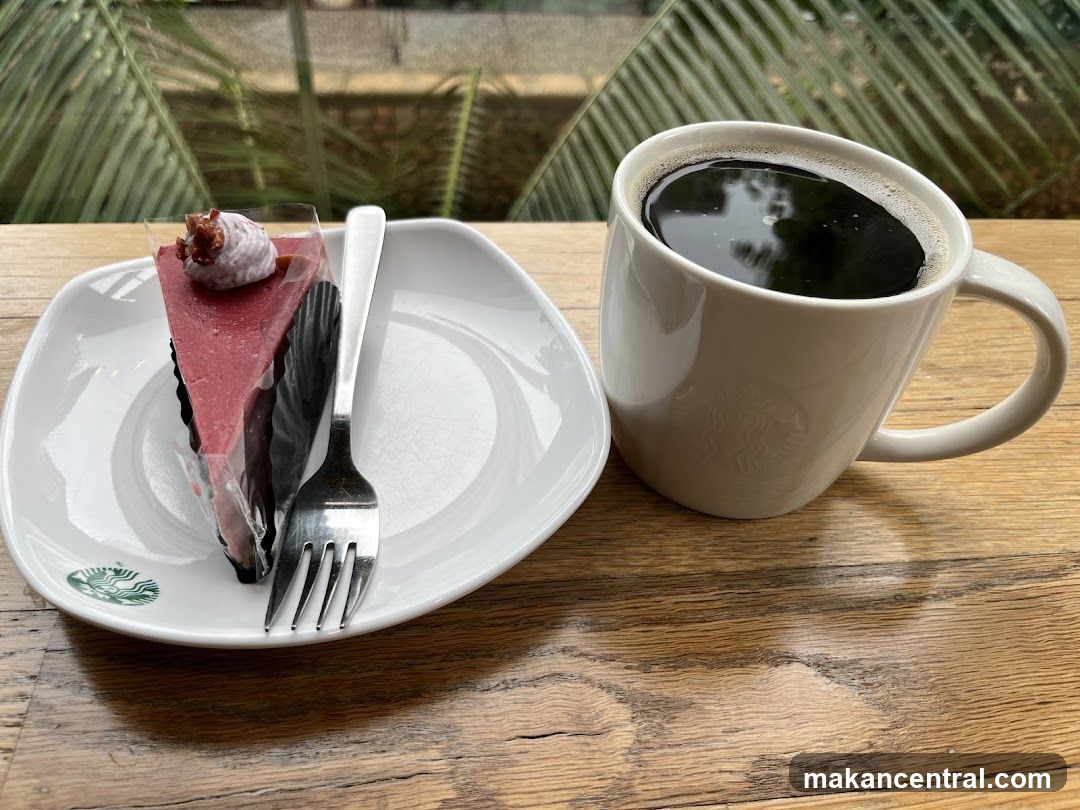 Coffee and Cake at Starbucks