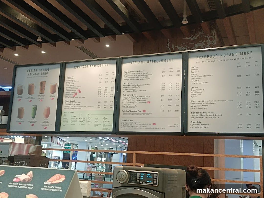 Starbucks Menu Board