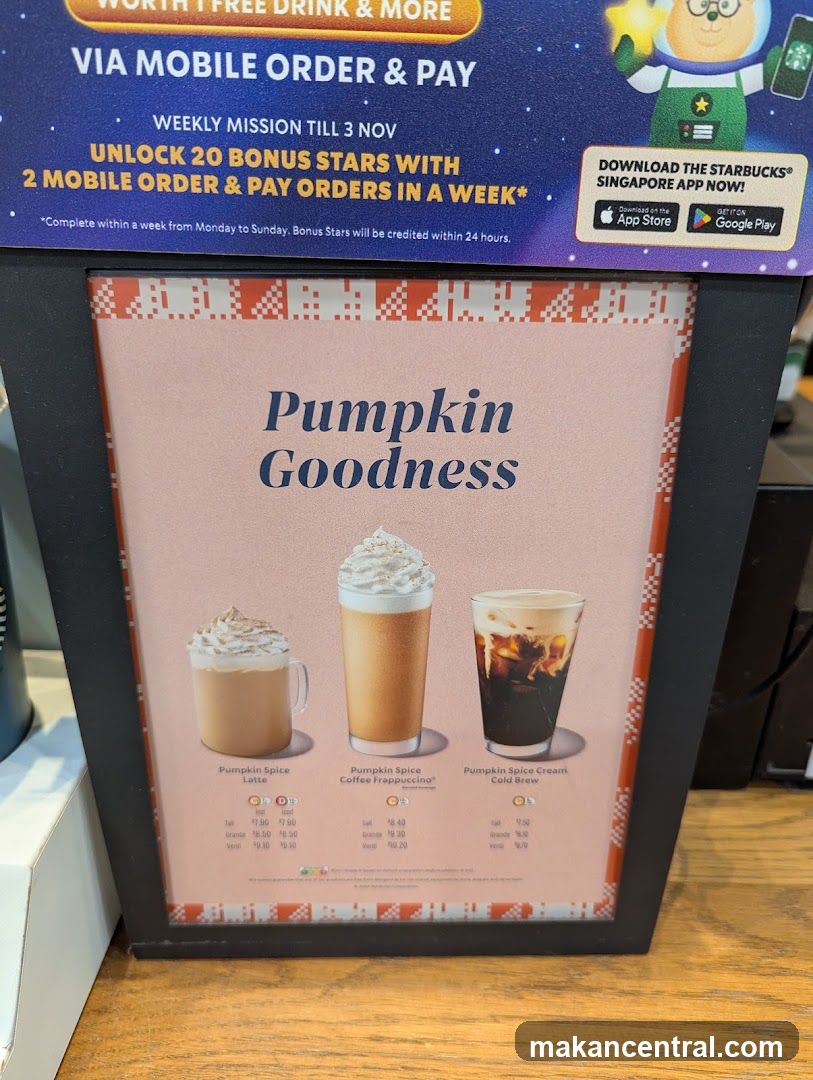 Starbucks promotional display