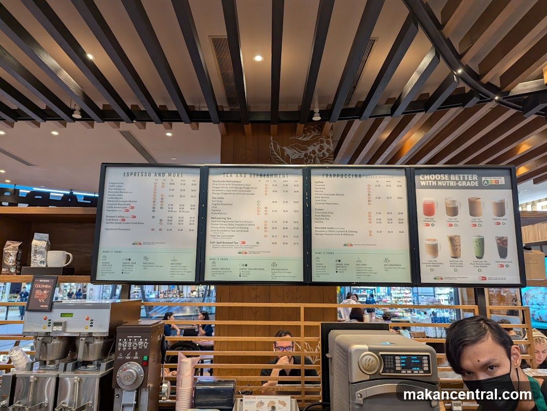 Starbucks Menu Board