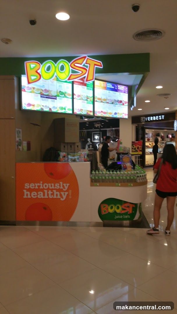 BOOST Juice Bars storefront interior