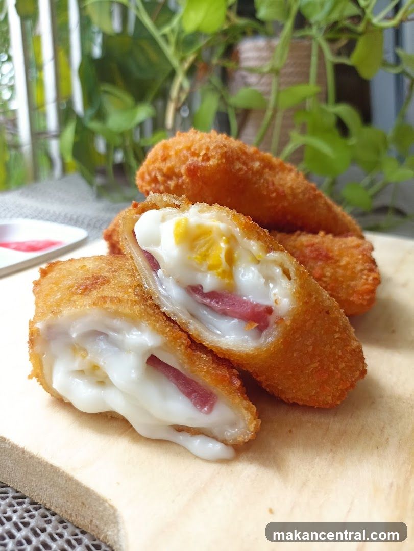 Fried Egg and Ham Roll