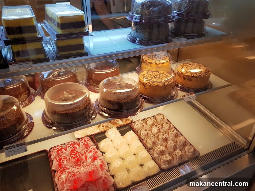 Display Case with Desserts