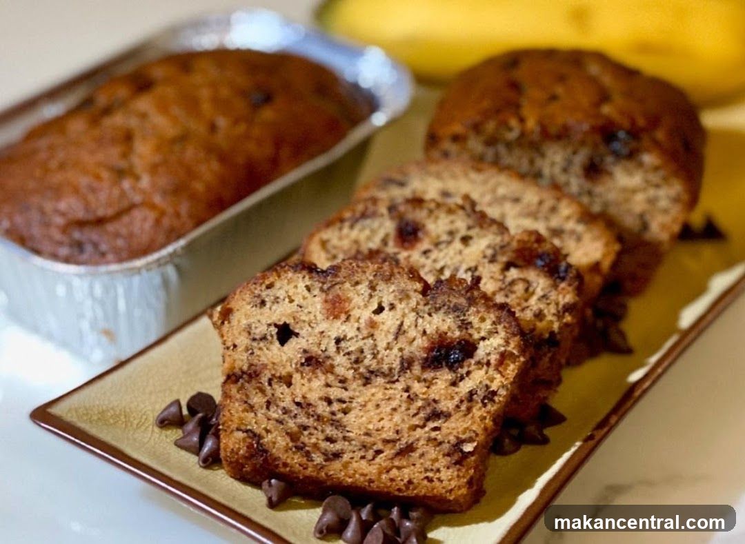 Banana Chocolate Chip Loaf