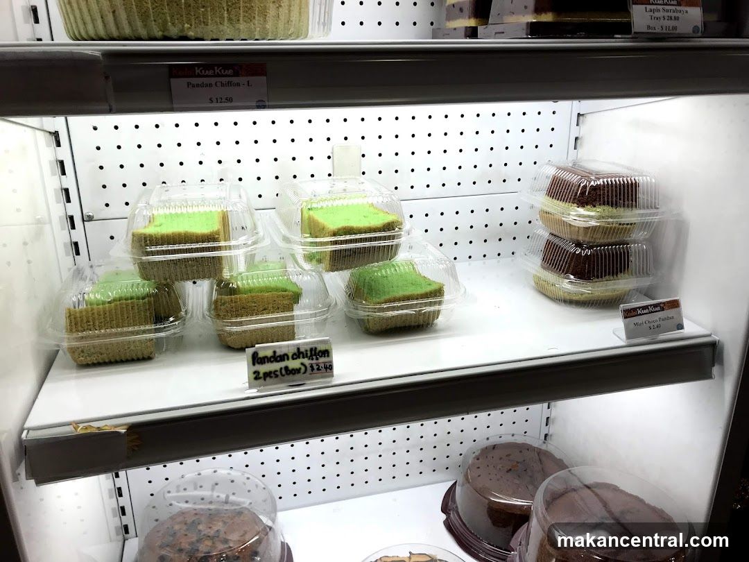Display Case with Baked Goods