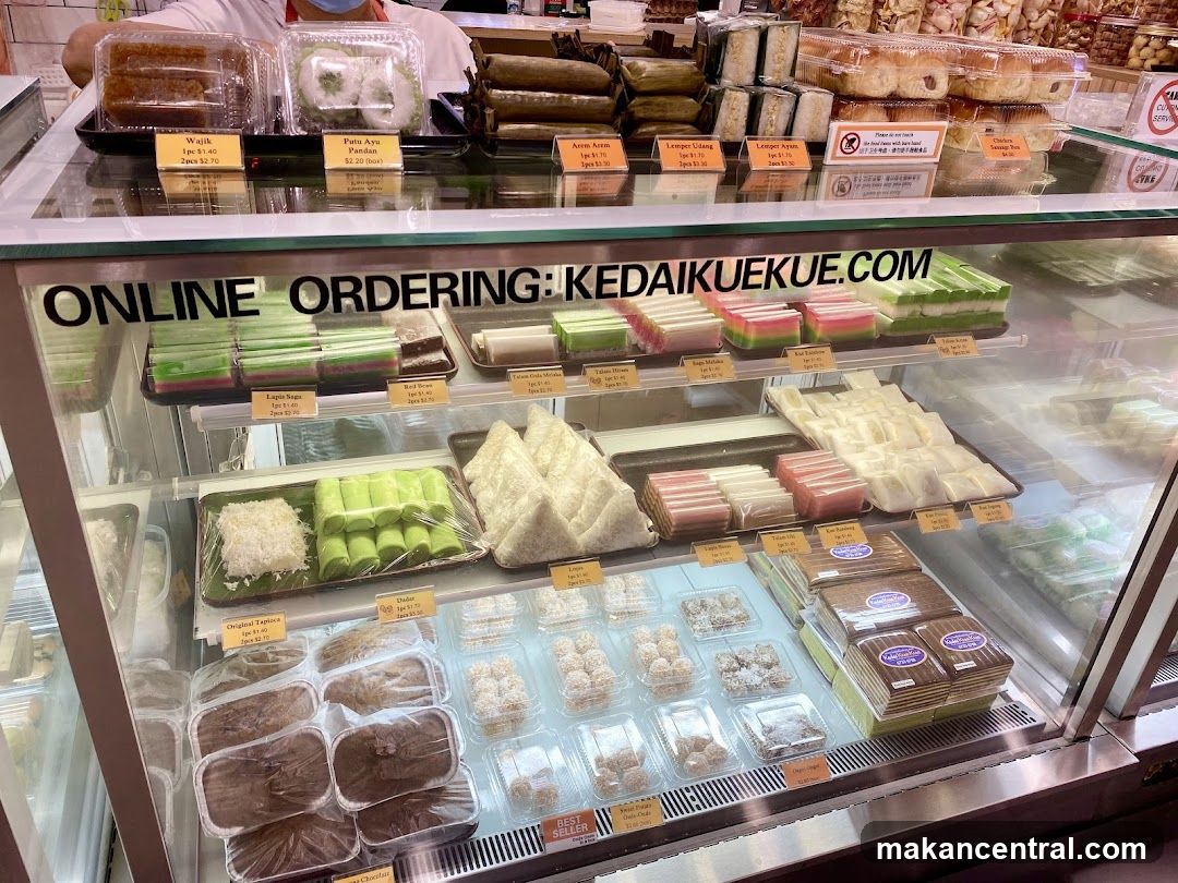 Display Case with Traditional Desserts