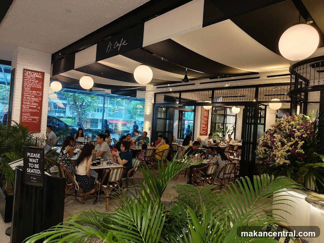 Interior of a café
