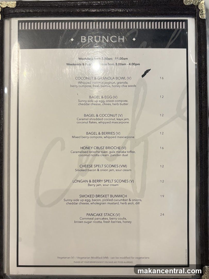 Brunch Menu