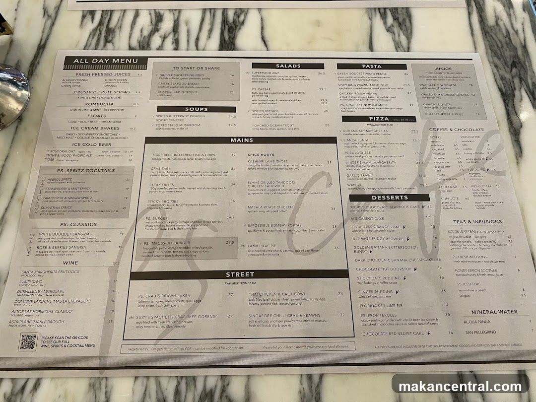 All Day Menu