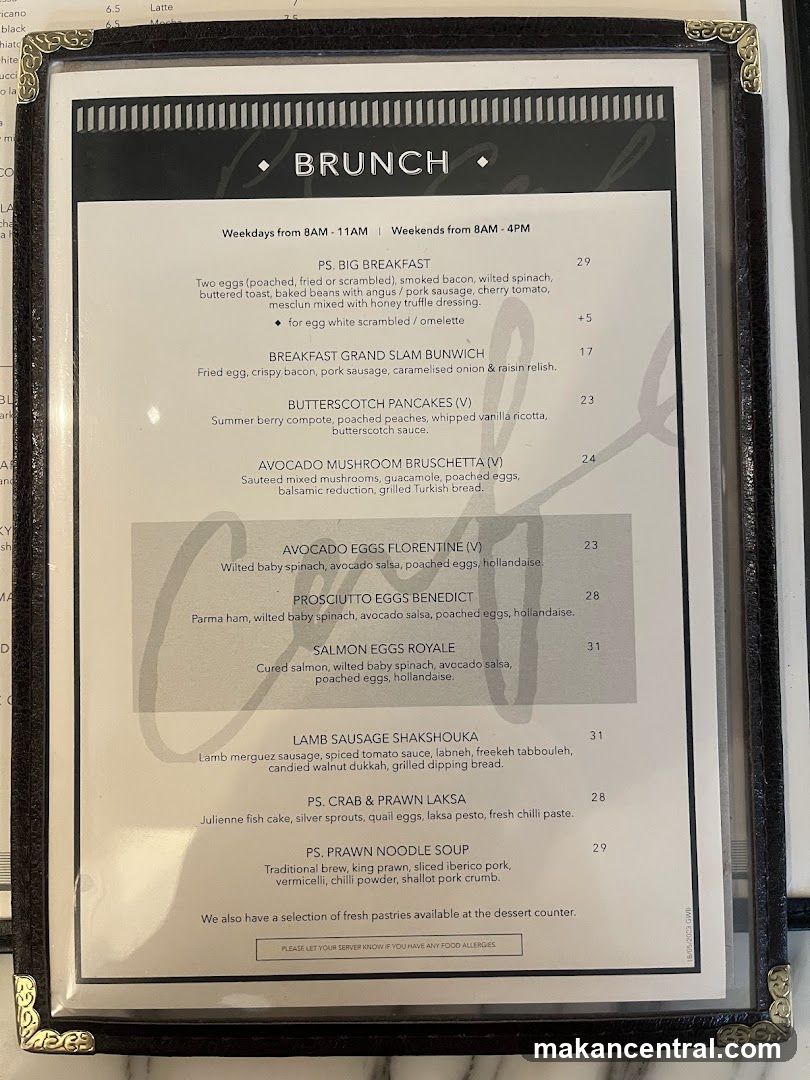Brunch Menu