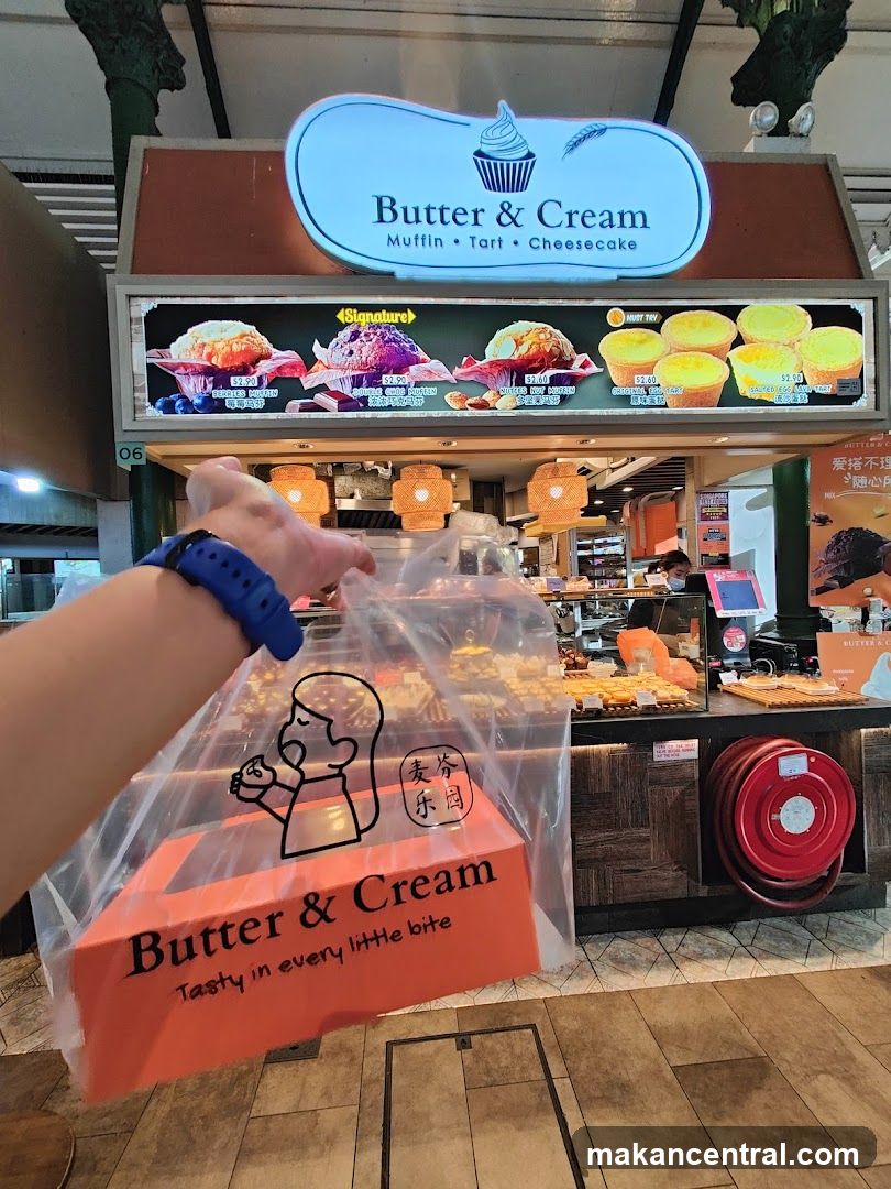 Butter & Cream bakery stall interior
