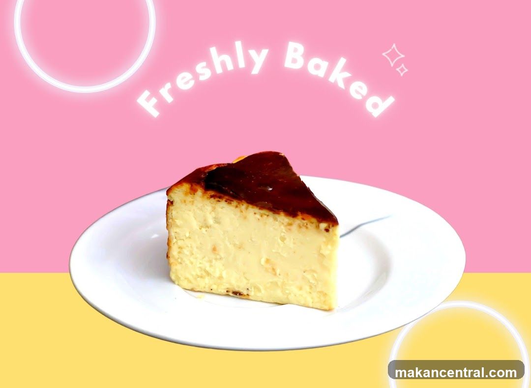 Freshly Baked Cheesecake Slice