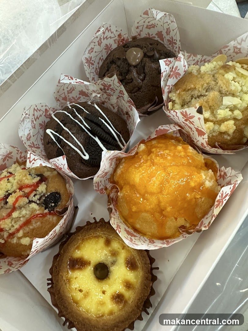 Muffins and Desserts in Box
