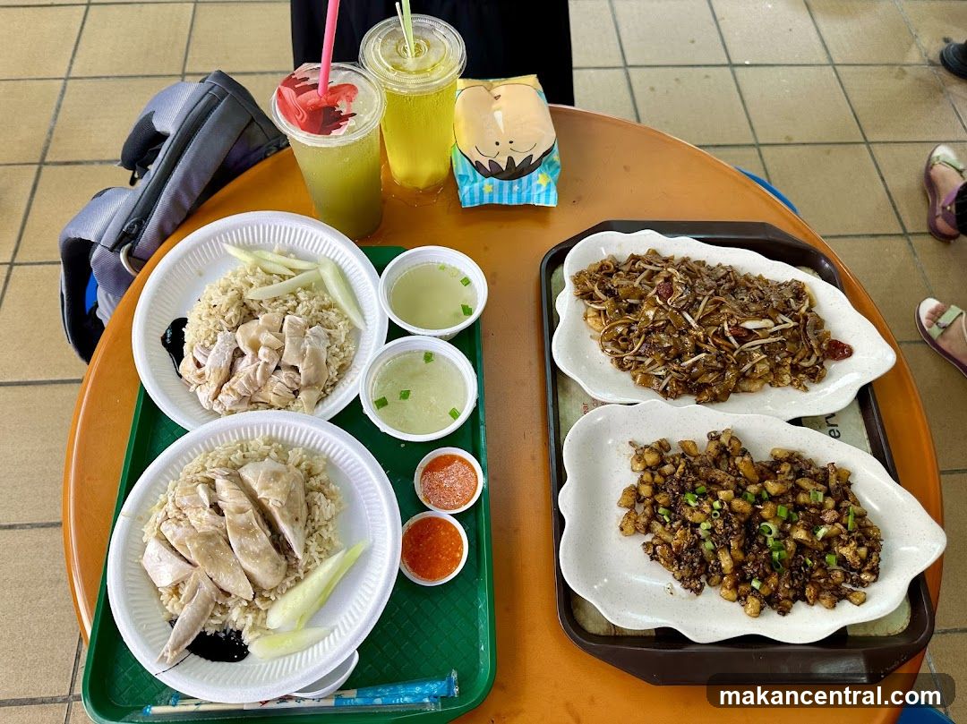 Food and Drinks at a Stall