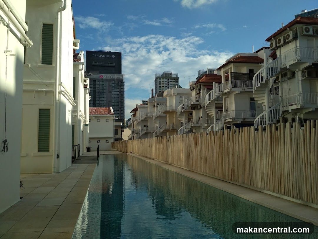 Urban Poolside View