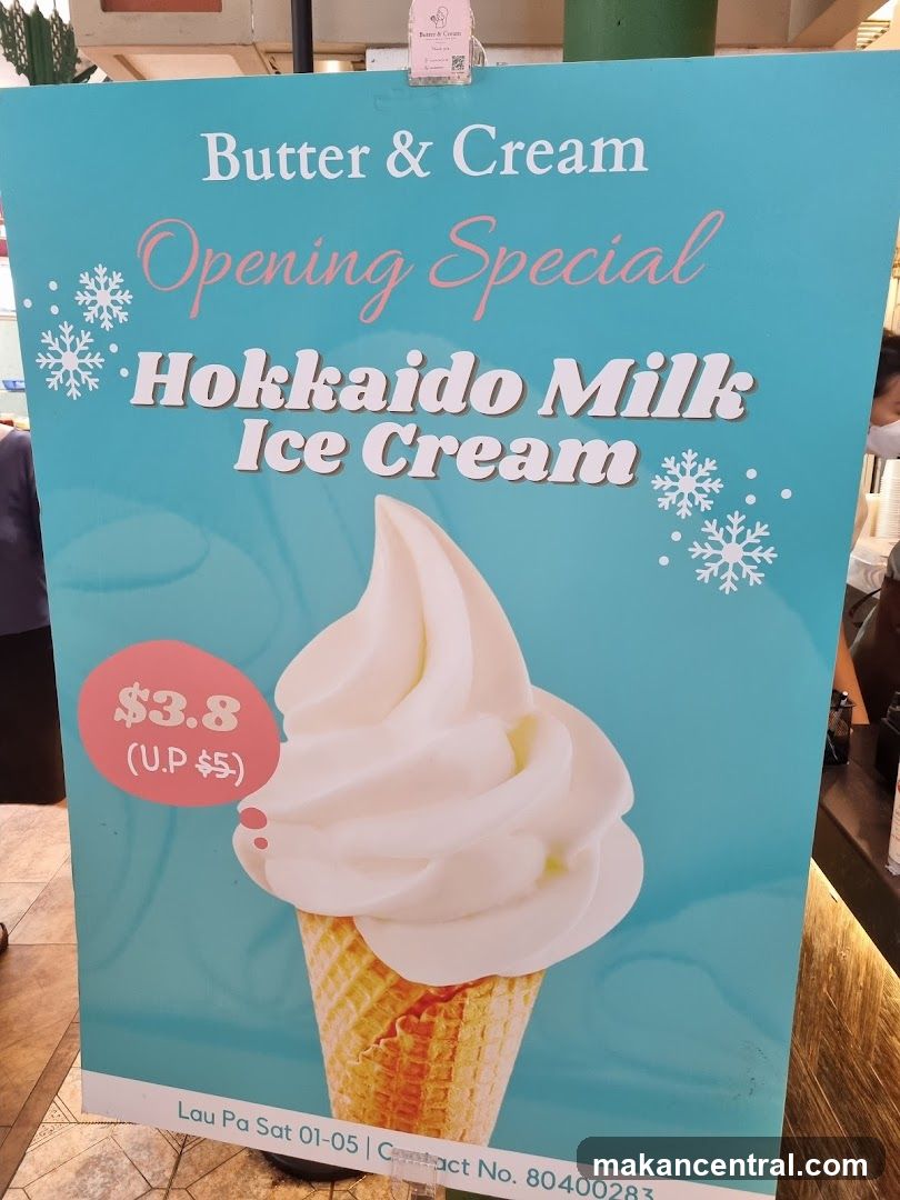 Butter & Cream Opening Special Ad