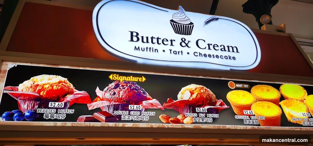 Butter & Cream Menu Board