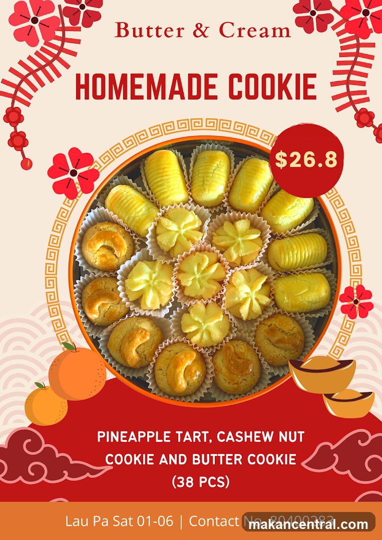 Butter & Cream Homemade Cookie Advertisement
