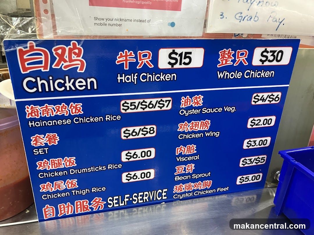 Chicken Menu Board