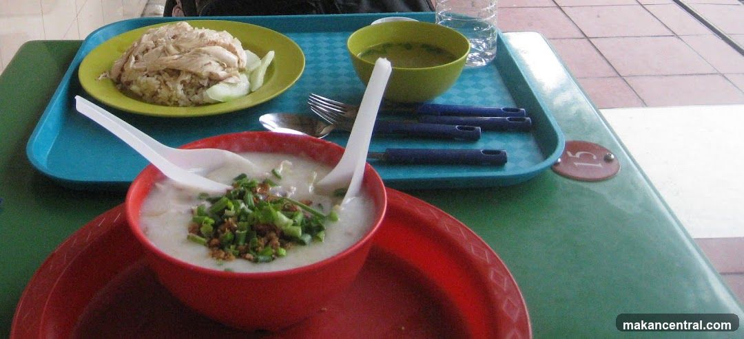 Food served at a stall