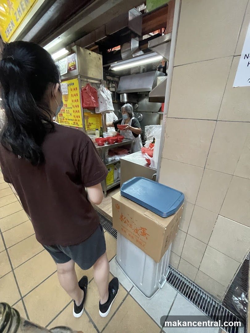 Customer at food stall