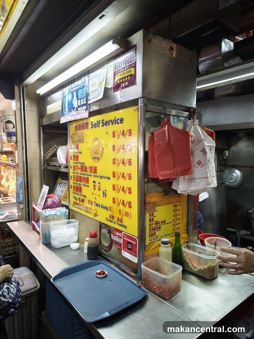 Food stall interior