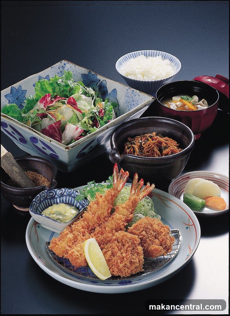 Japanese Fried Seafood Platter