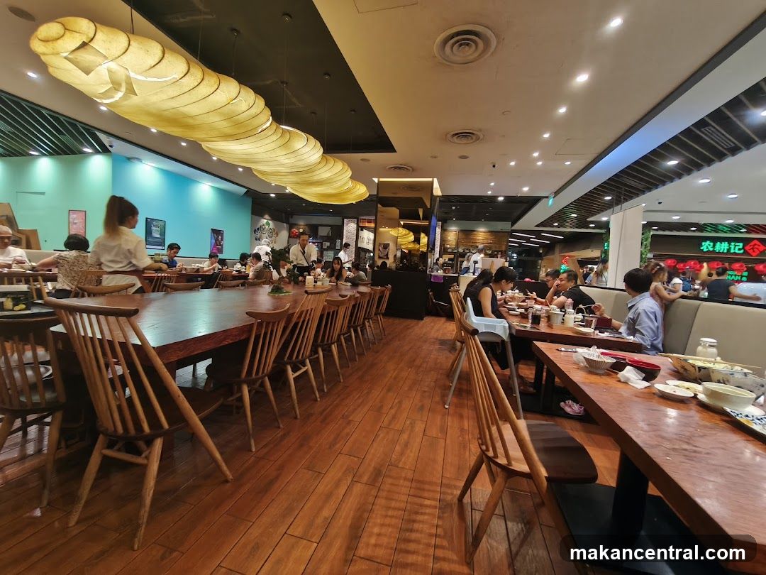 Restaurant Interior with Diners