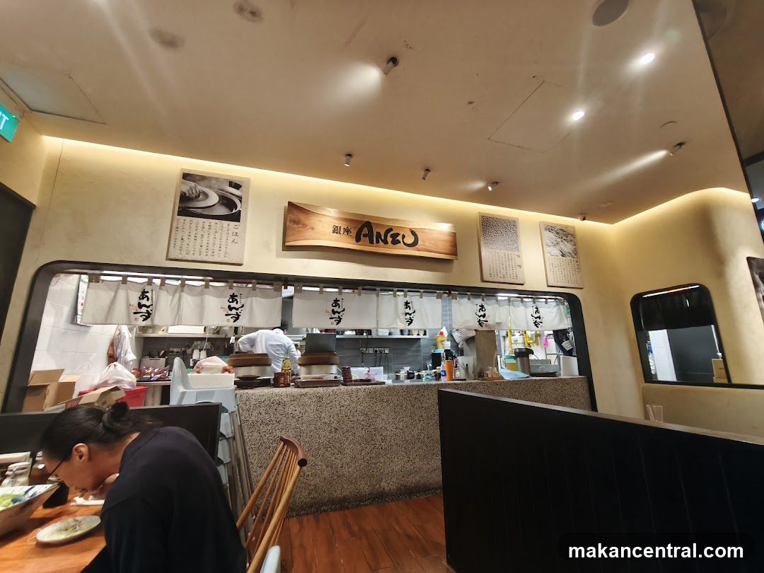 Restaurant Interior with Open Kitchen