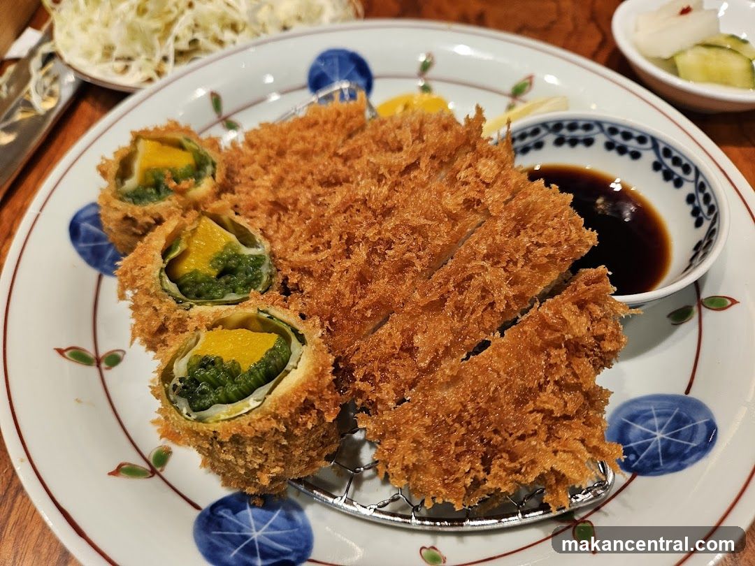 Fried Pork Cutlet with Vegetables