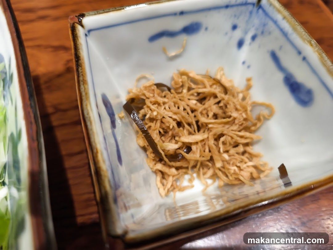 Small Dish of Shredded Food