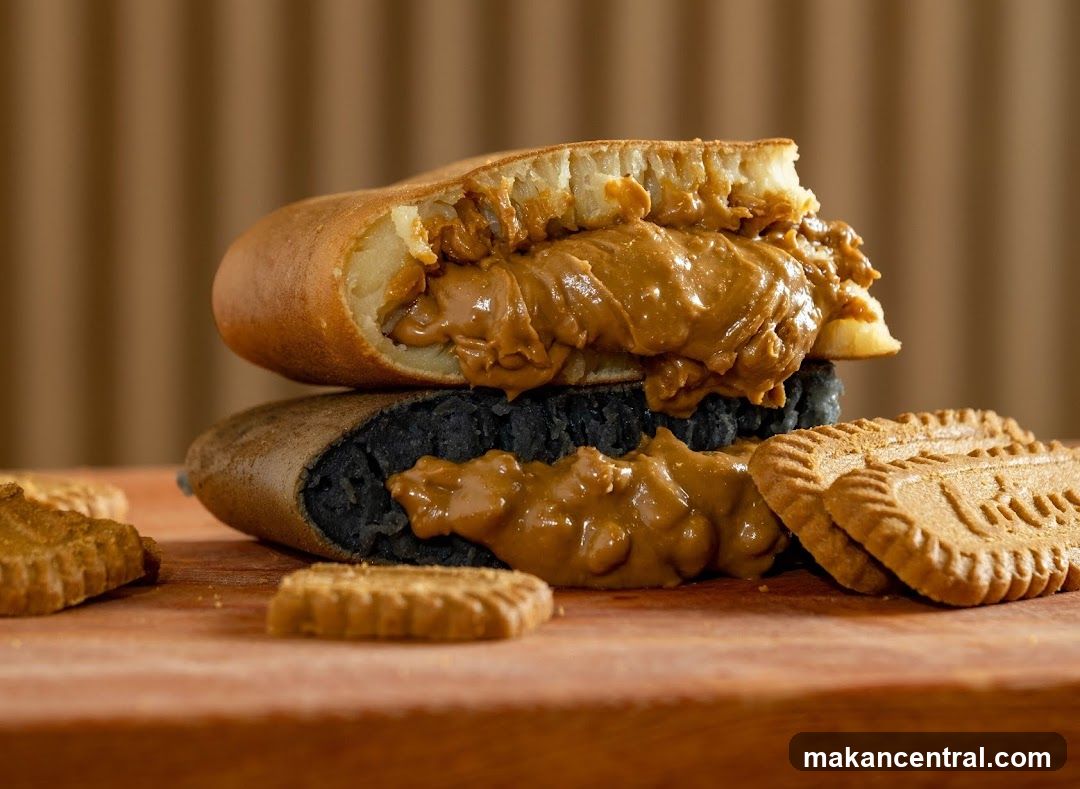 Peanut Butter Filled Pancakes