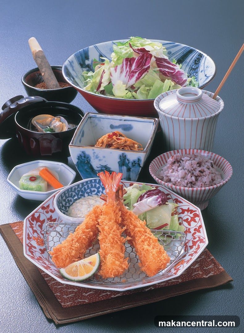 Japanese Fried Shrimp Meal