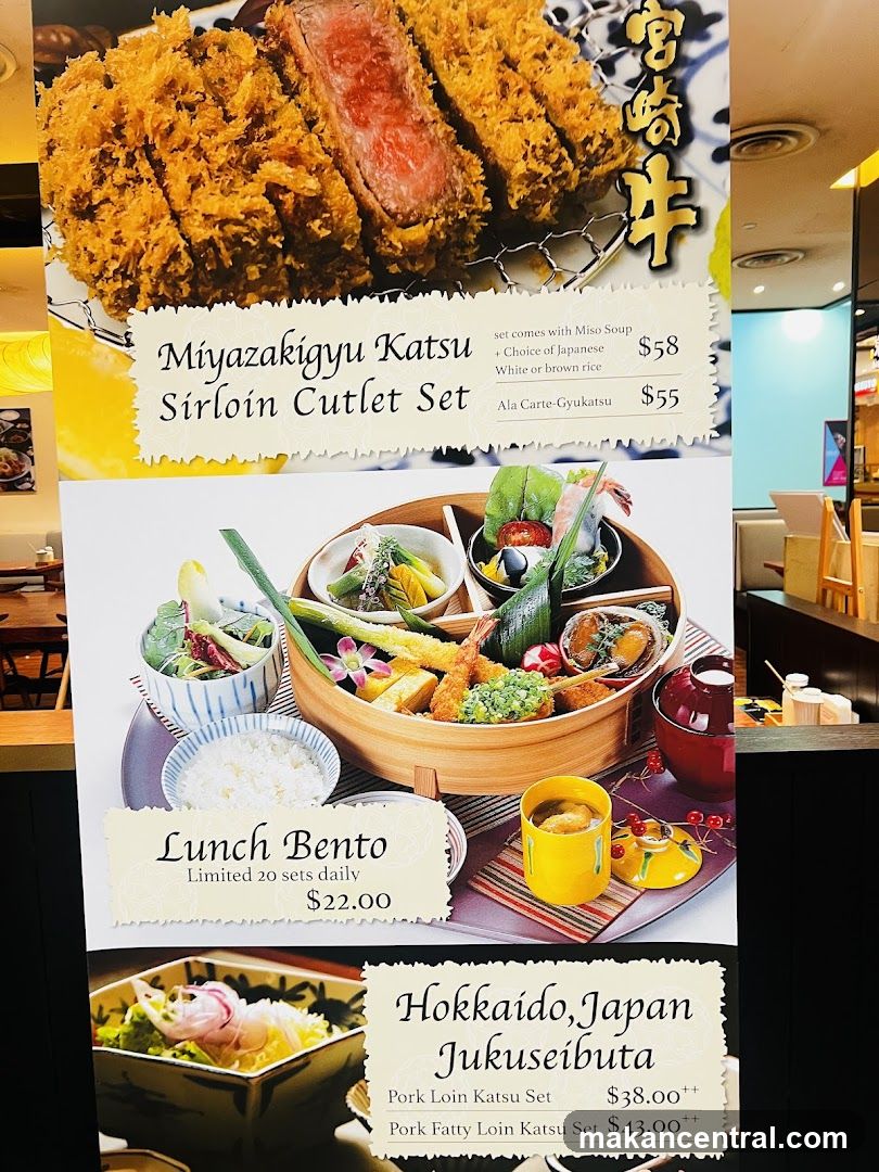 Japanese Food Menu