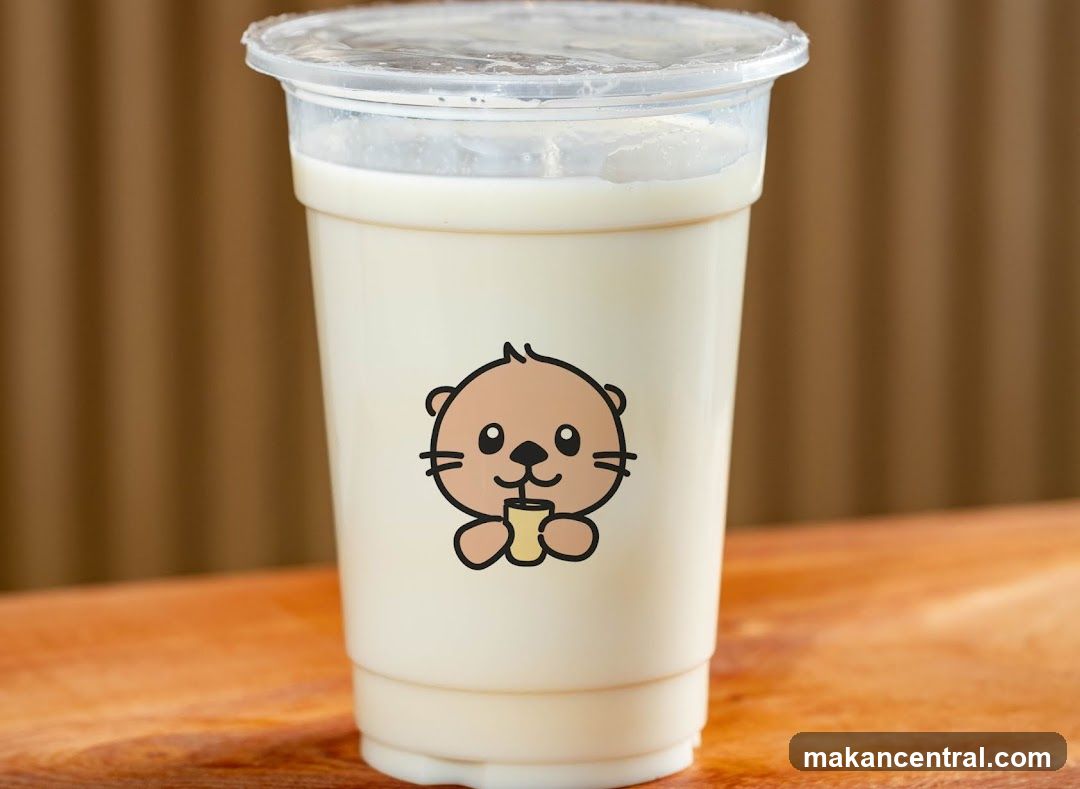 Beverage with Otter Logo