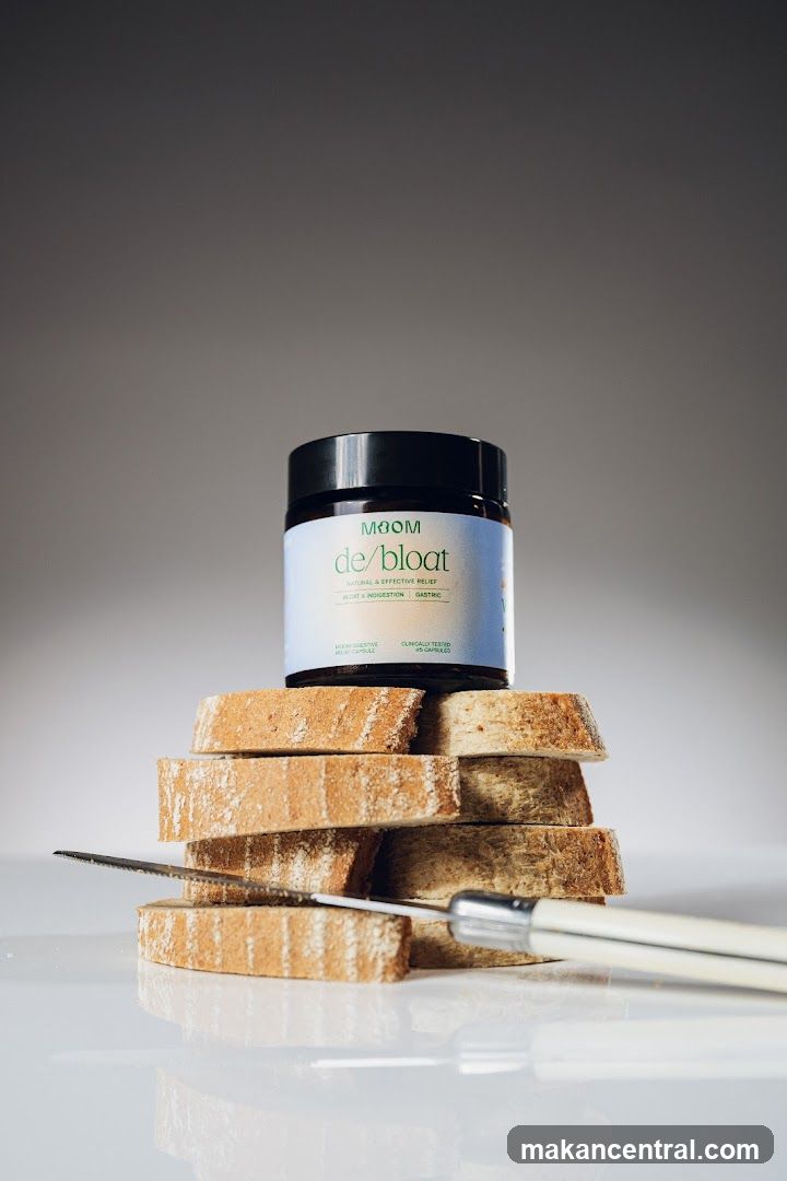 De-Bloat Capsules with Bread