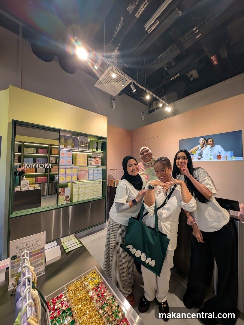 Group Posing in a Store