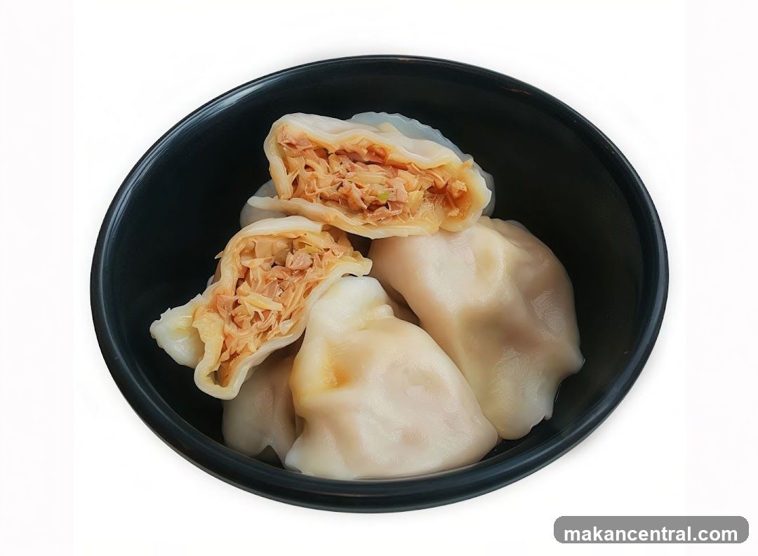 Dumplings in a Bowl