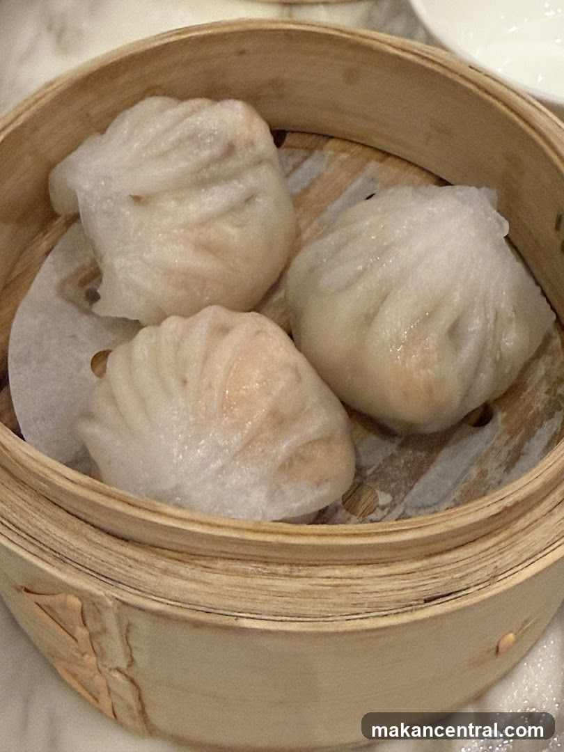 Steamed Dumplings in a Bamboo Steamer