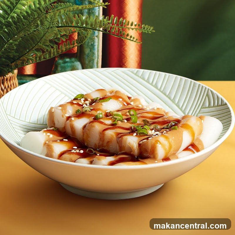 Rice Noodle Rolls with Sauce