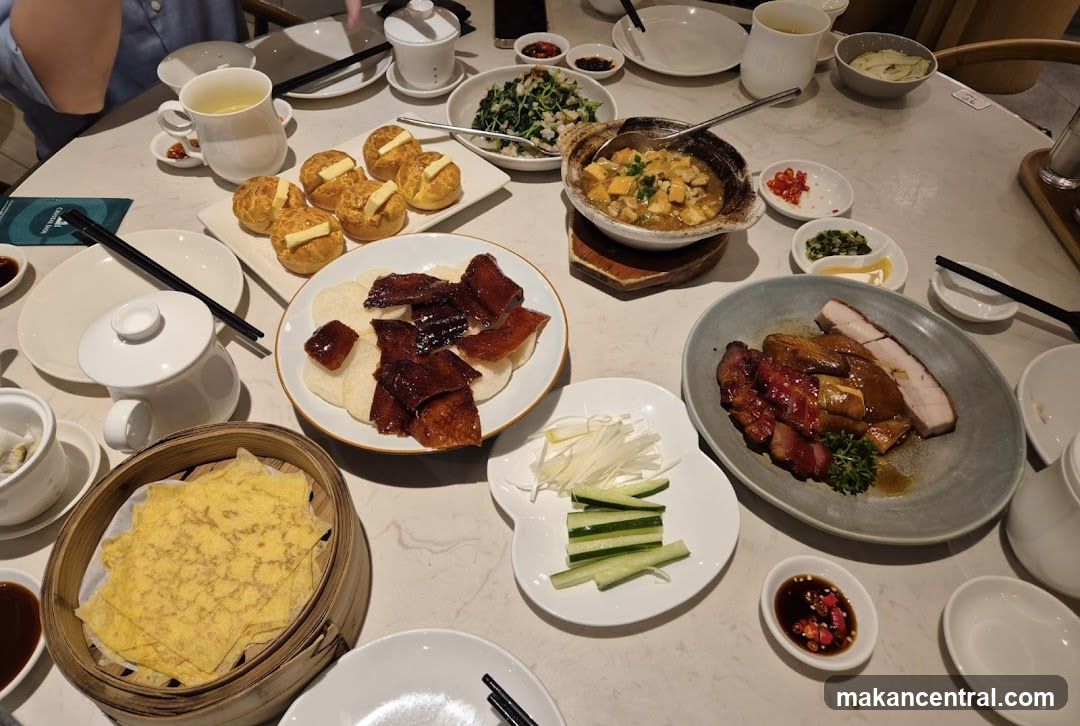 Table with Assorted Chinese Dishes