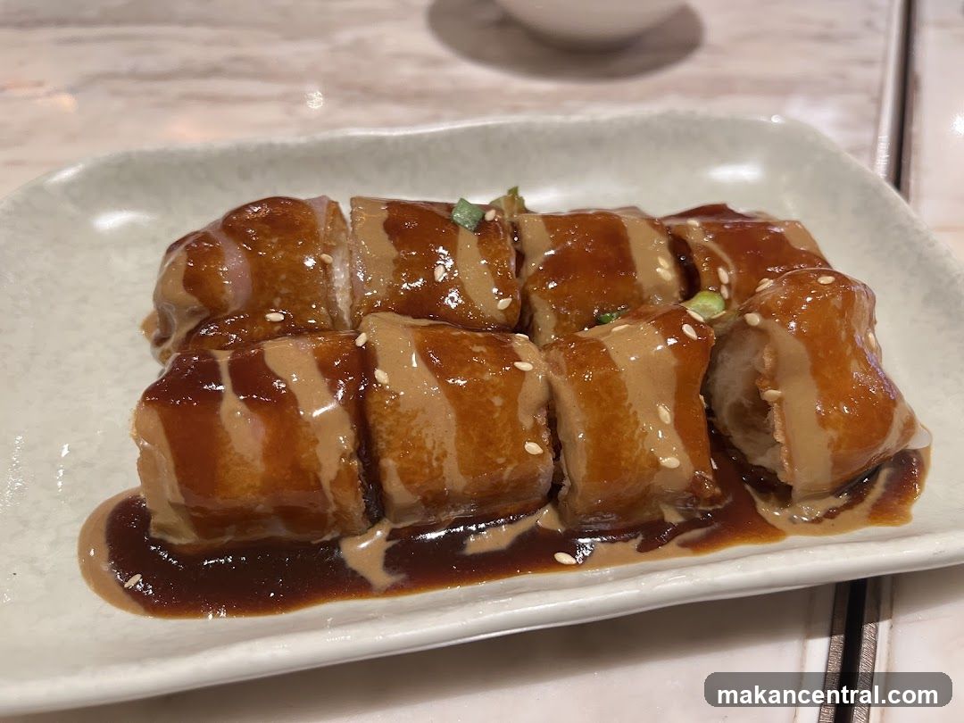 Pork Belly Rolls with Sauce