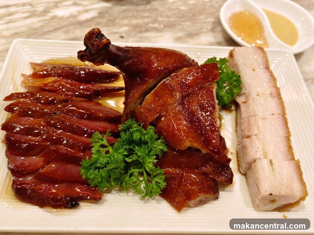 Roast Duck and Pork Belly Platter