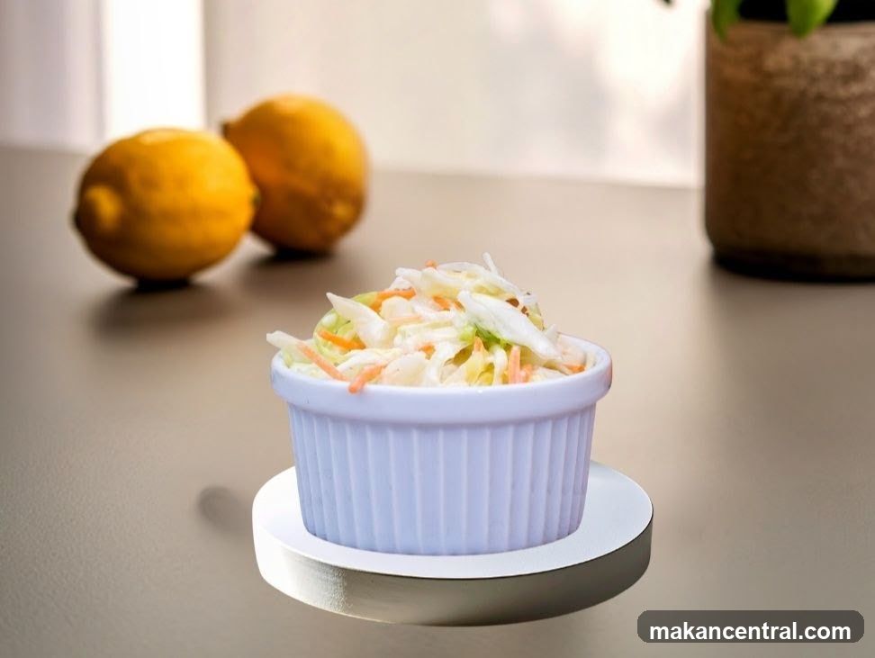 Coleslaw in a Ramekin
