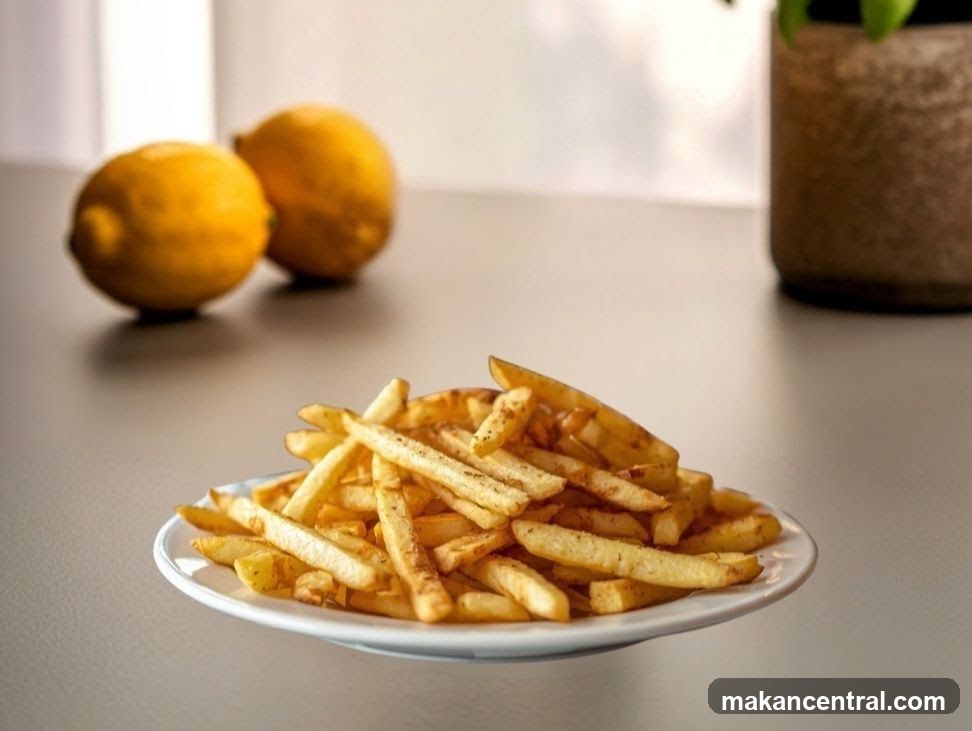 French Fries with Lemons
