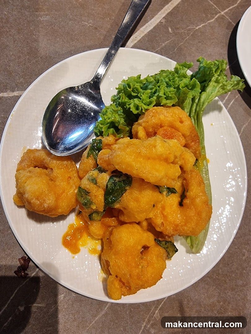 Salted Egg Yolk Prawns