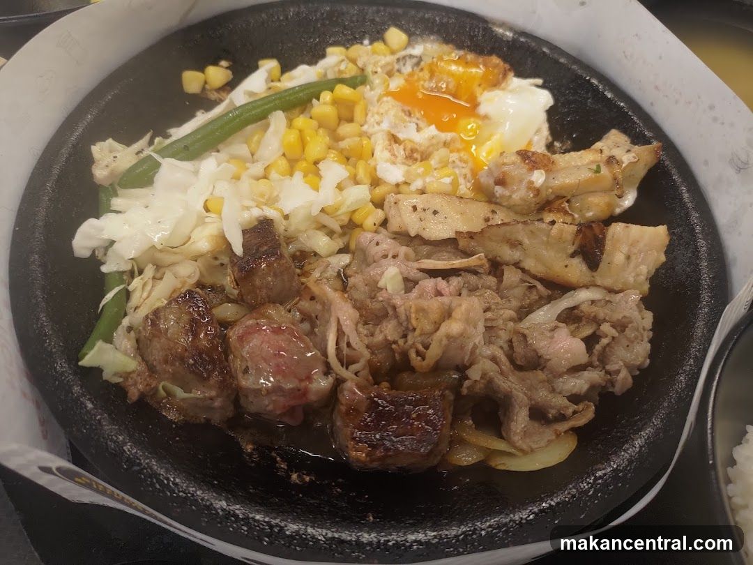 Sizzling Steak and Egg Platter