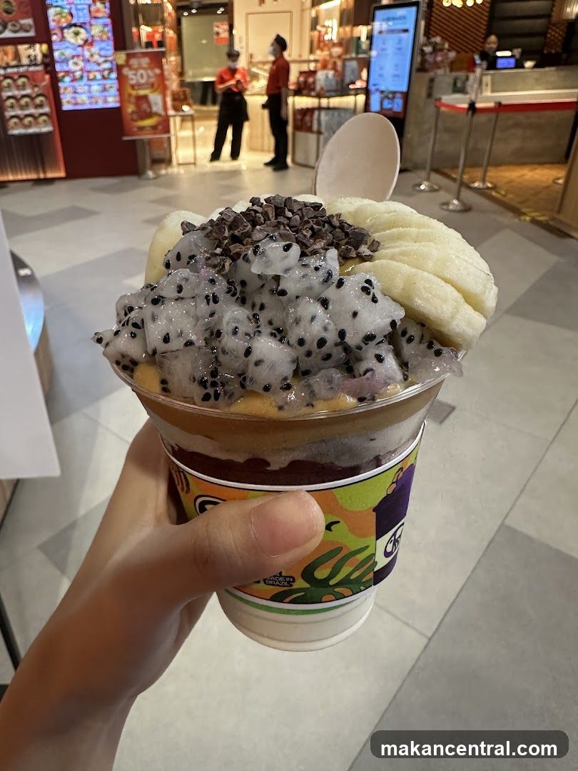 Acai Bowl with Fruit and Cacao Nibs
