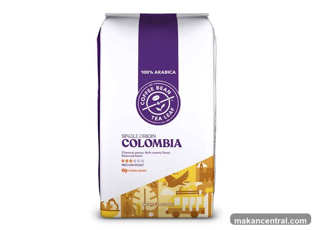 Coffee Bean & Tea Leaf Single Origin Colombia Coffee Bag